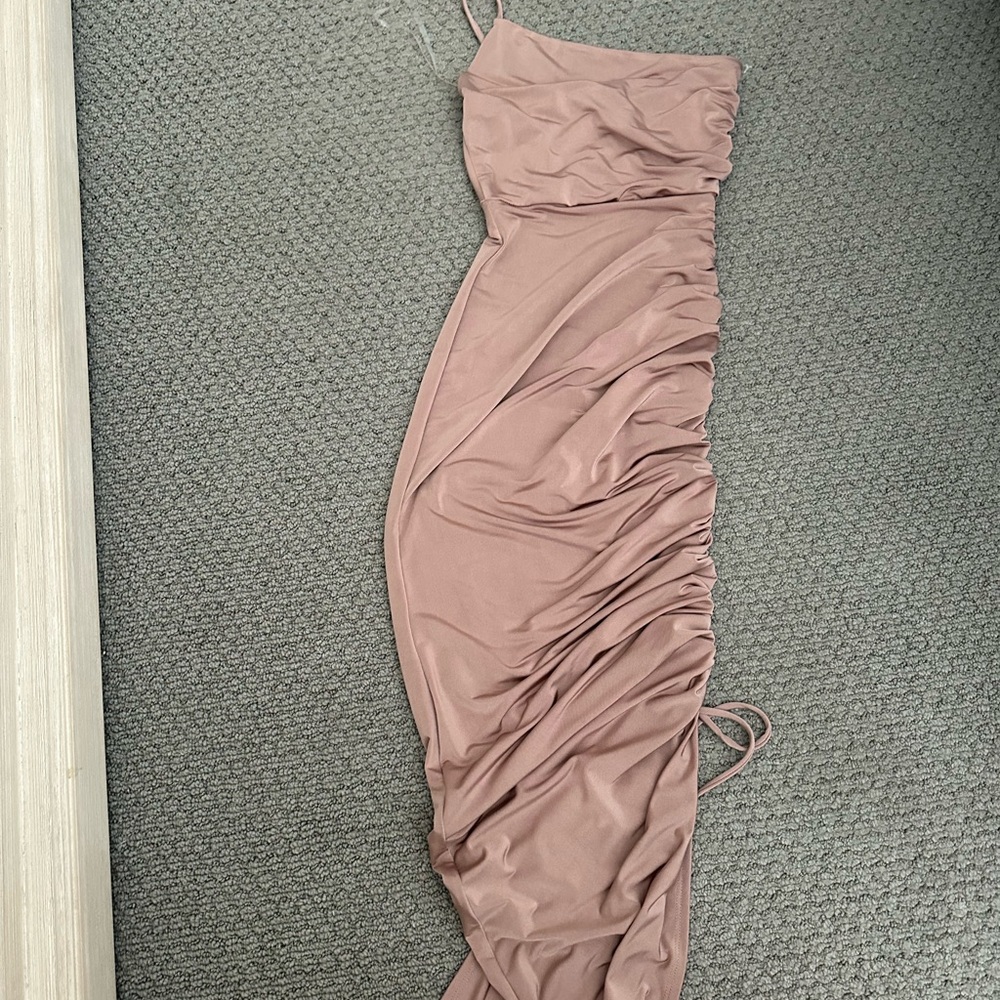 Windsor Pink Ruched One Shoulder Dress for Weddings